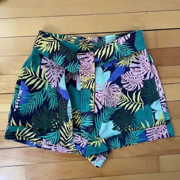 Zara palm print shorts - Picture 1 of 3